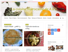 Tablet Screenshot of cuisinemarocaineaz.com